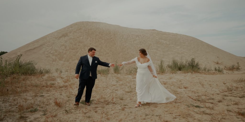 wedding vows on stationery | Iowa City wedding videographer tips